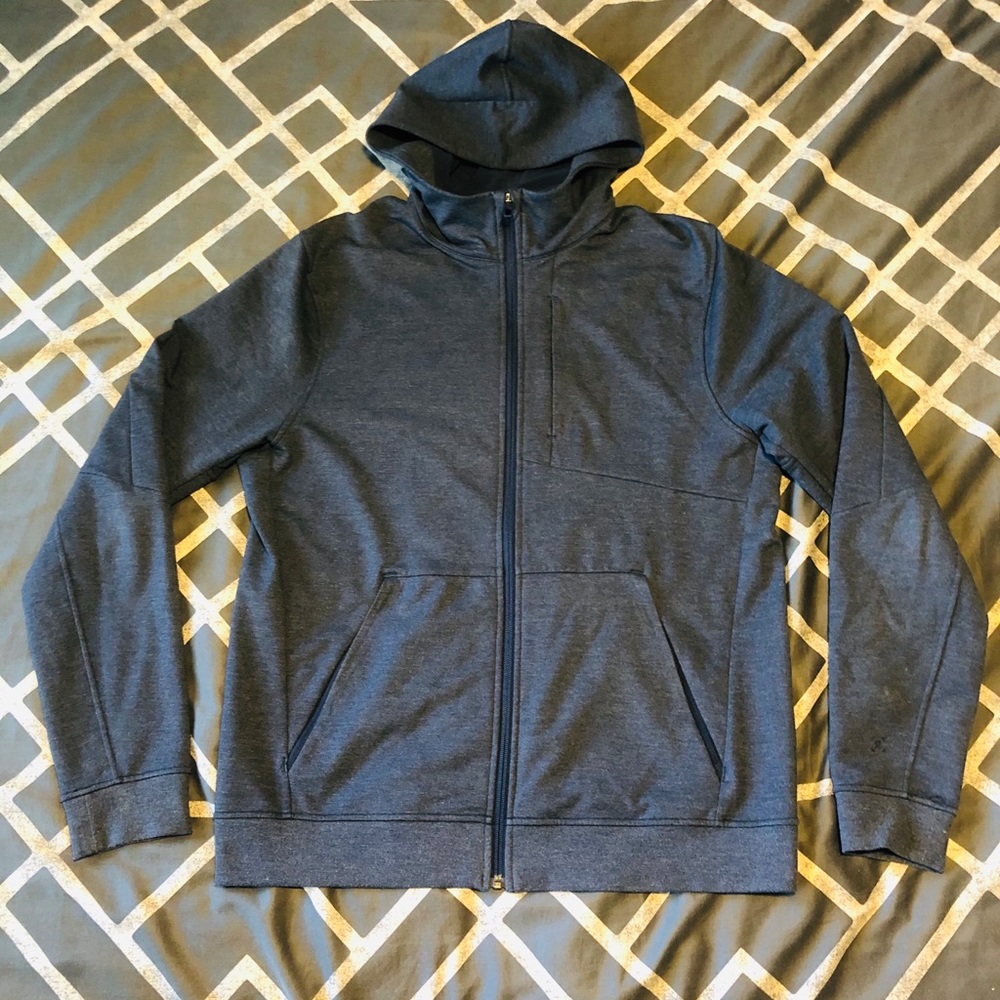 LULULEMON Heathered Blue Fleece City Sweat Hoodie